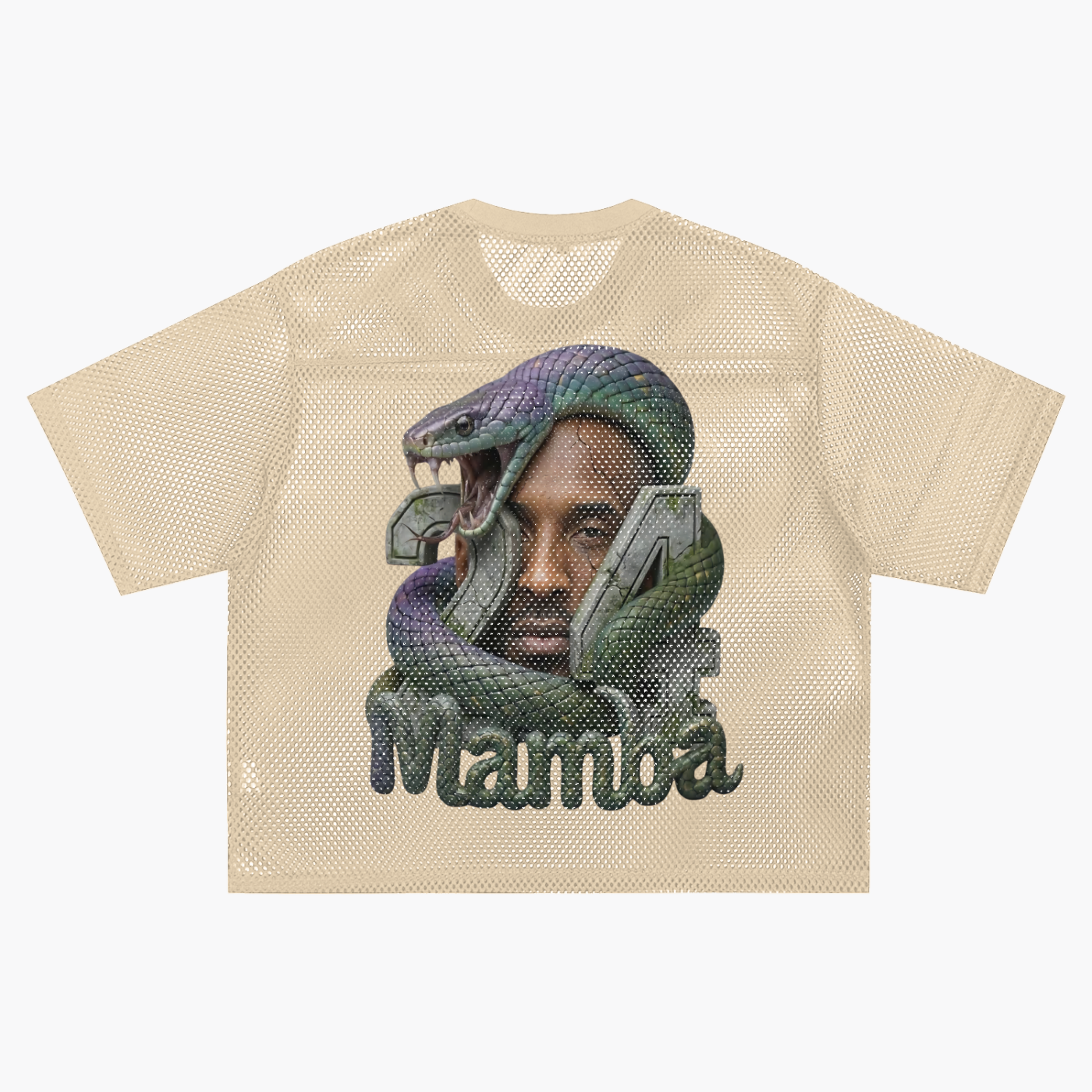 See-through Boxy Net T-Shirt