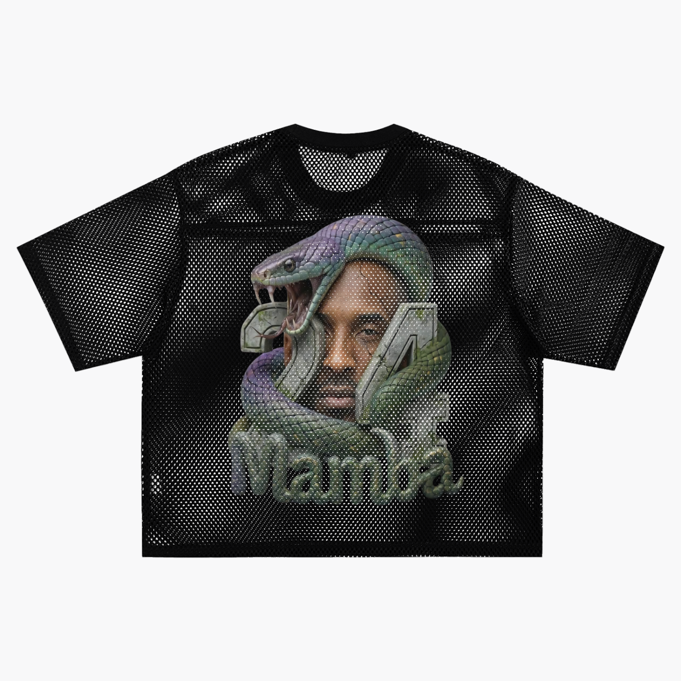 See-through Boxy Net T-Shirt